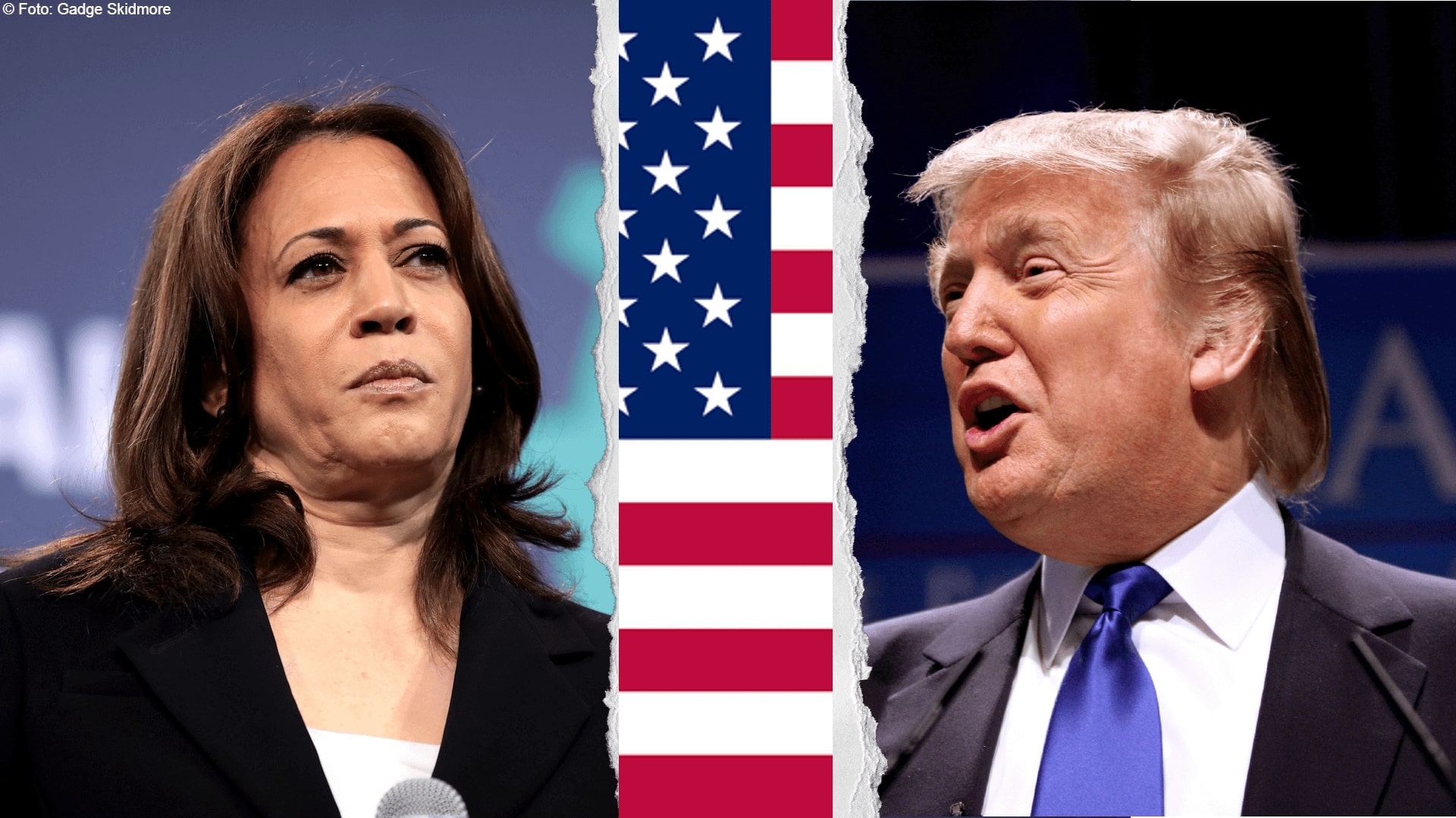 Kamala e Trump